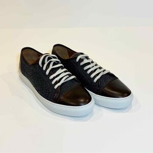 TAFT Jack Sneaker in Grey/Oxblood (Size 10/ Size 43)